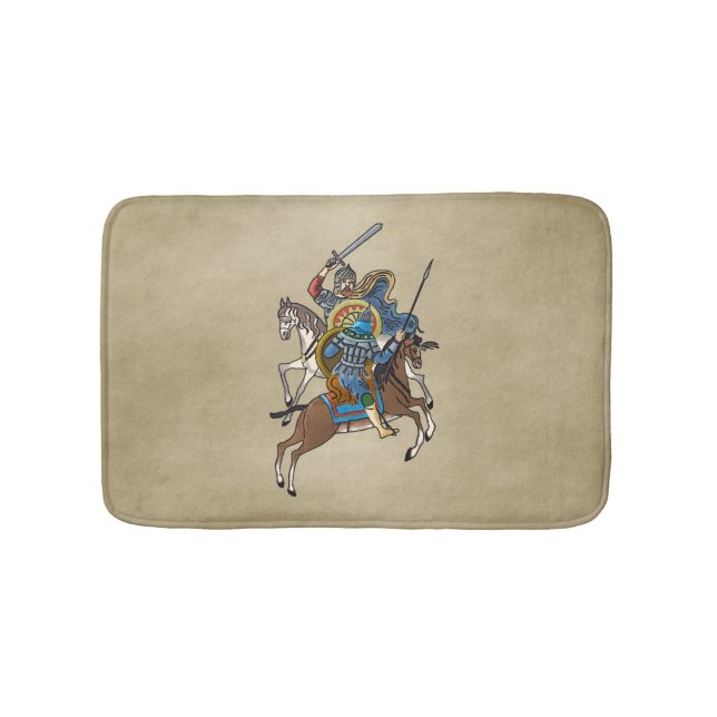 Mittelalterliches Russisches Bogatyr Badematte (Vorderseite)