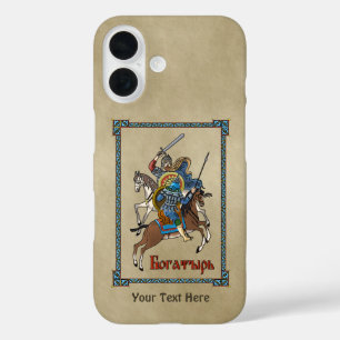 Mittelalterliches Russisches Bogatyr iPhone 16 Hülle