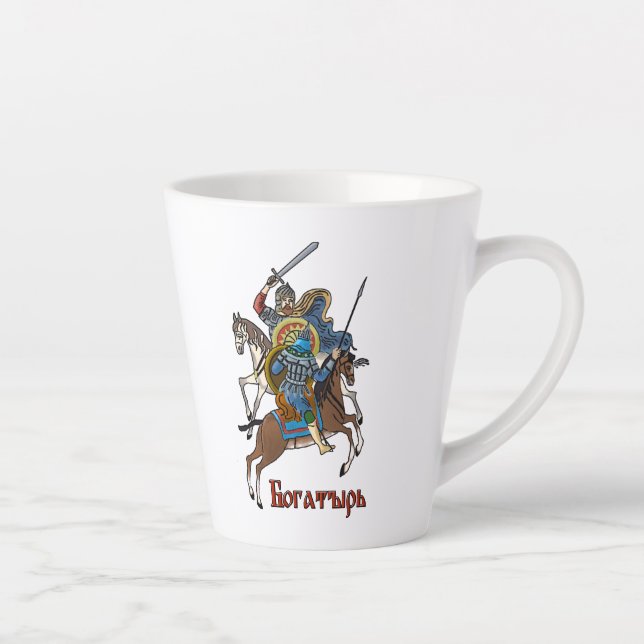Mittelalterliches Russisches Bogatyr Milchtasse (Rechts)