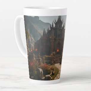 Mittelalterliches Schloss Bergsee-Zauber Milchtasse