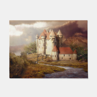 Mittelalterliches Schloss Lauf Floor Mat Fußmatte