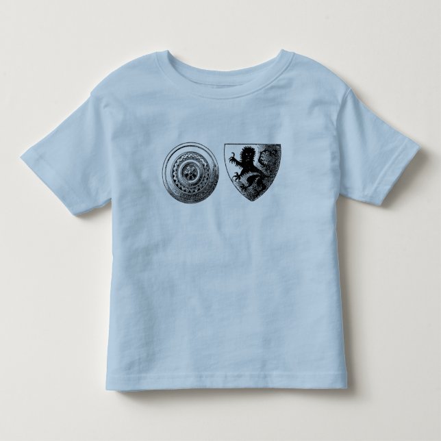 Mittelalterliches Shirt für Kleinkinder (Vorderseite)