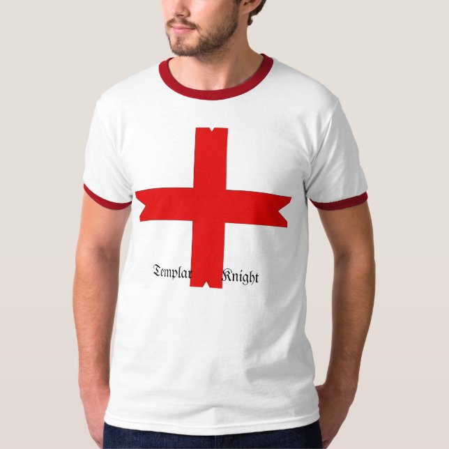 Mittelalterliches Siegel der Tempelritter T-Shirt (Vorderseite)