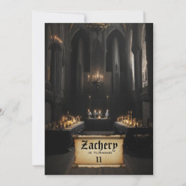 *~* Mittelalterliches Thema AP88 Burg Geburtstag Einladung