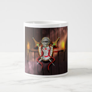 Mittelalterliches Wappen Jumbo-Tasse