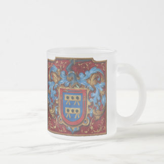 Mittelalterliches Wappen Mattglastasse