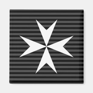 Mittelalterliches Weißkreuz Order of St John (UK Magnet