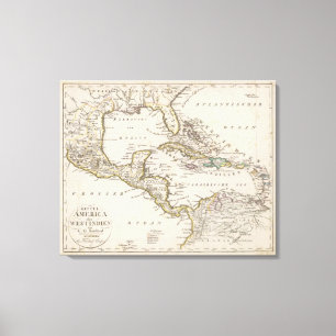 Mittelamerika 4 leinwanddruck