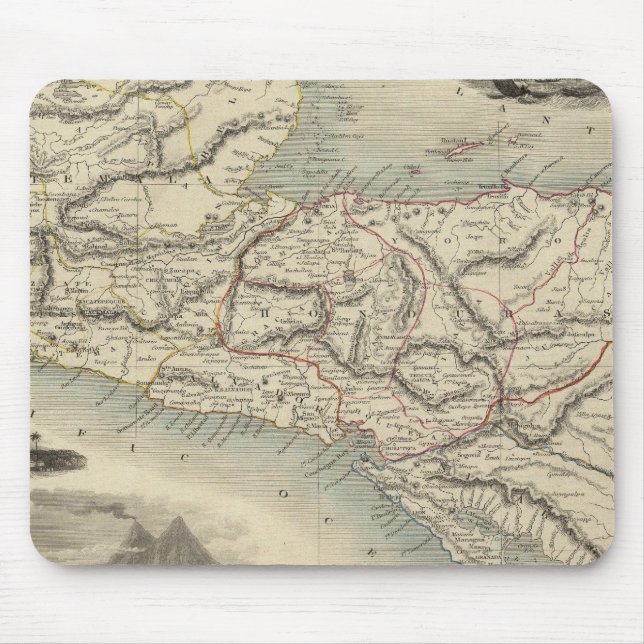 Mittelamerika 7 mousepad (Vorne)