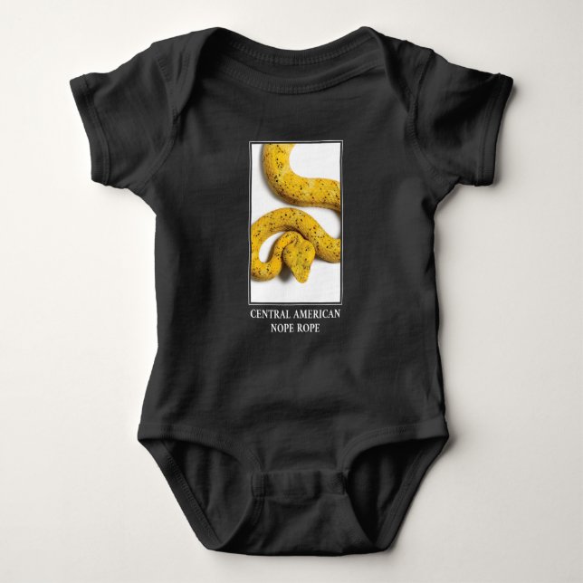 Mittelamerikanischer Papagei - Gefahr durch Viper  Baby Strampler (Vorderseite)