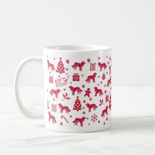 Mittelasiatisches Ovcharka Weihnachtsdesign Kaffeetasse