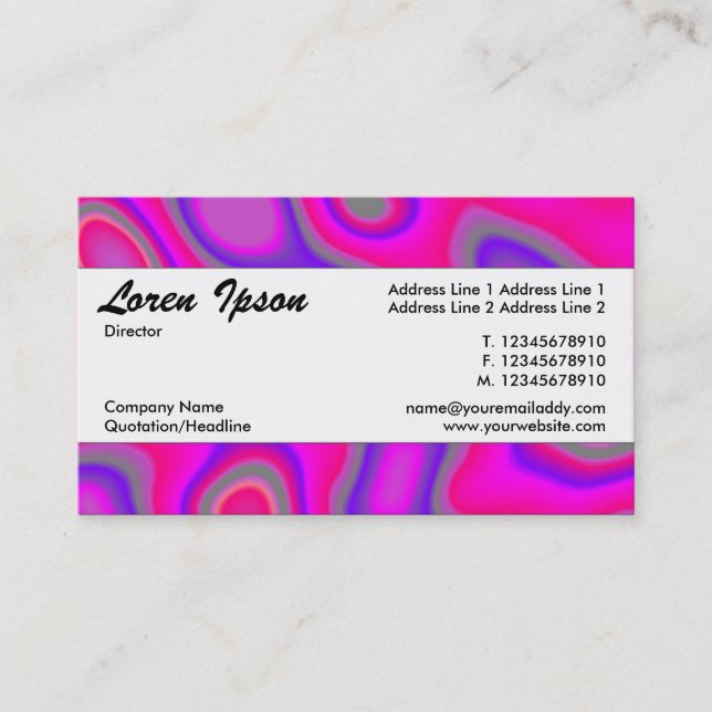 Mittelband 041 visitenkarte (Vorderseite)