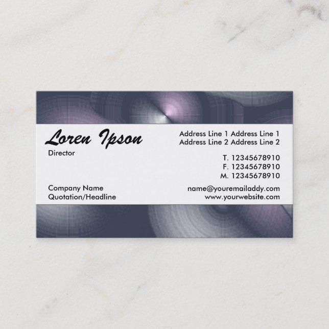 Mittelband 104 visitenkarte (Vorderseite)