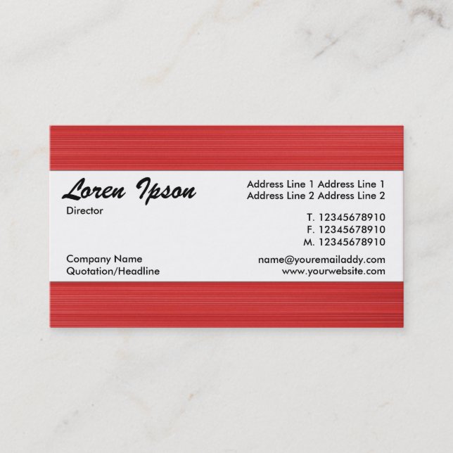 Mittelband 111 visitenkarte (Vorderseite)