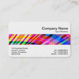 Mittelband - farbiges Fraktal Visitenkarte