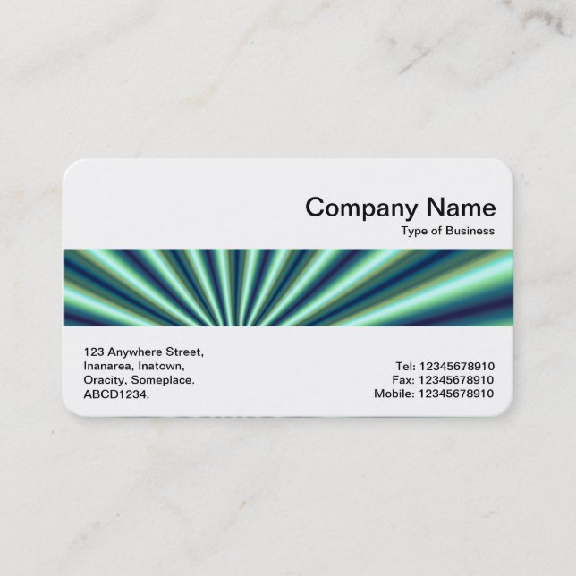 Mittelband - Fraktal 04 Visitenkarte (Vorderseite)