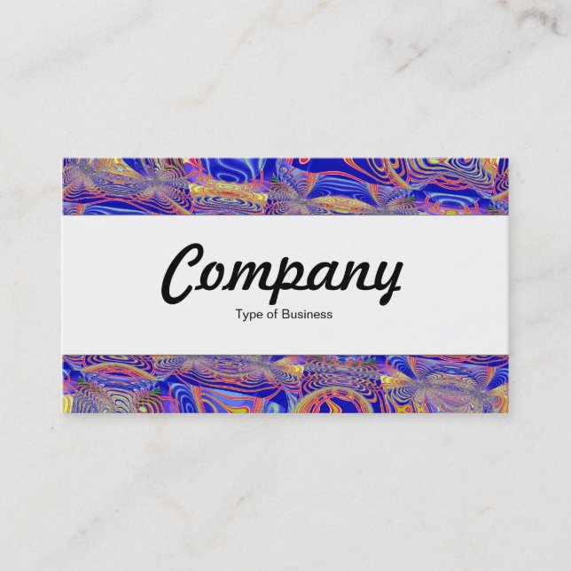 Mittelband - Fraktal Abstrakt 061012a Visitenkarte (Vorderseite)