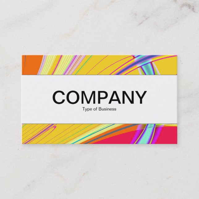 Mittelband - Fraktal Abstrakt 061012e Visitenkarte (Vorderseite)