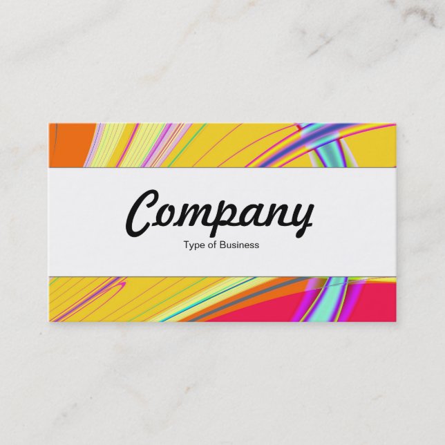 Mittelband - Fraktal Abstrakt 061012e Visitenkarte (Vorderseite)