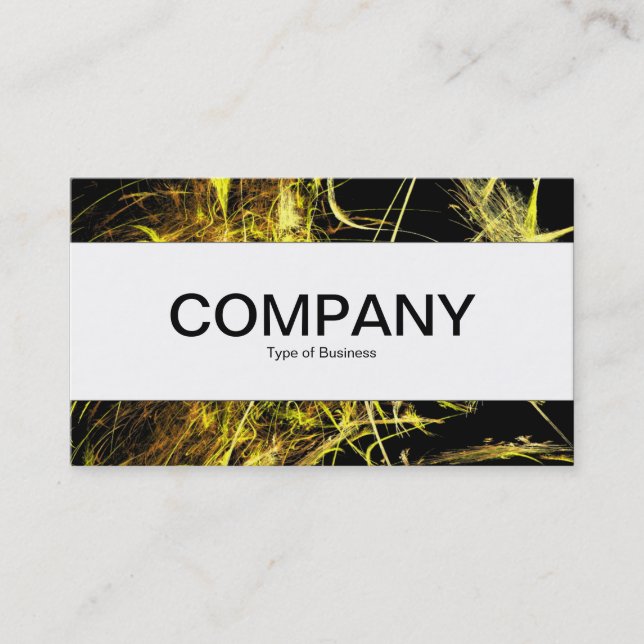 Mittelband - Fraktal Flamme 02 Visitenkarte (Vorderseite)