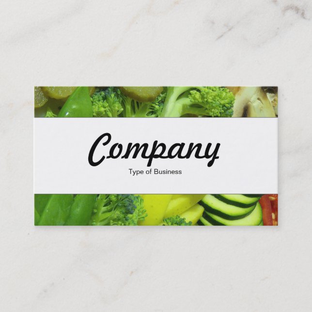 Mittelband - Gemüse aus Stir-fry 01 Visitenkarte (Vorderseite)