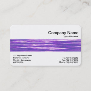 Mittelband - Lila Wasser Visitenkarte