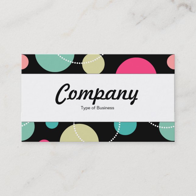 Mittelband - Spots & Circles 150816 Visitenkarte (Vorderseite)