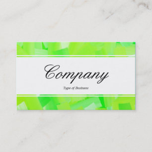 Mittelband (umgeben) - Script - Painted Green Visitenkarte