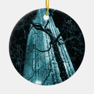 Mittelbaum New York City Rockefeller Keramik Ornament
