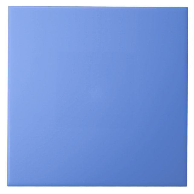 Mittelblau Fliese (Vorderseite)