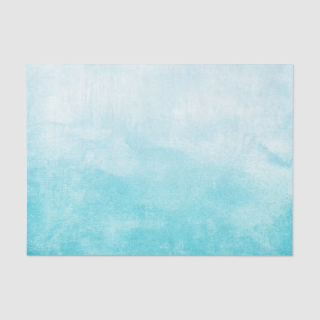 Mittelblaue Wasserfarbe Seidenpapier (Vorderseite)