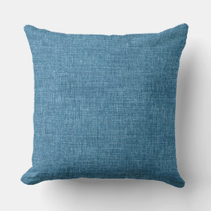Mittelblaue Zierkissen