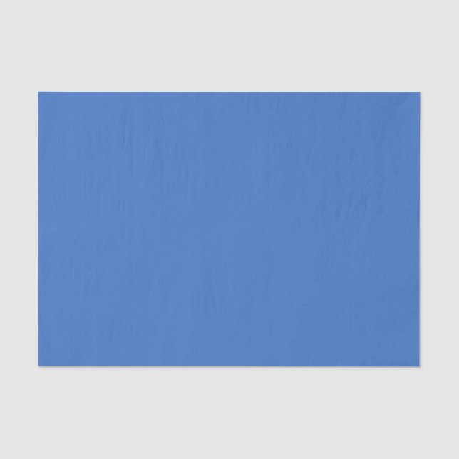 Mittelblauer Cornflower Seidenpapier (Vorderseite)