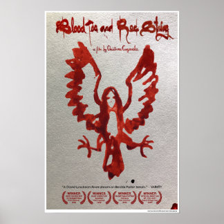 Mittelbluttester und Offizielles rotes Streichpost Poster