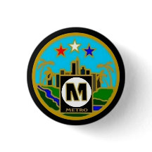 Mitteldichtungs-Los Angeles-Metro-Busse