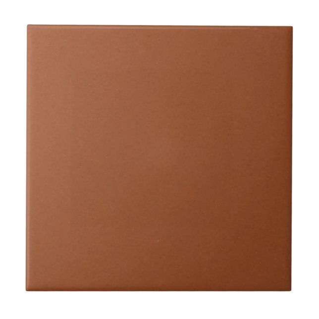 Mitteldunkle Terracotta "Mix & Match" oder individ Fliese (Vorderseite)