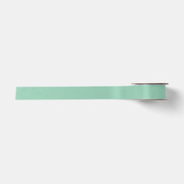 Mitteldunkler Strand Aquamarin grün gefärbt Satin  Satinband