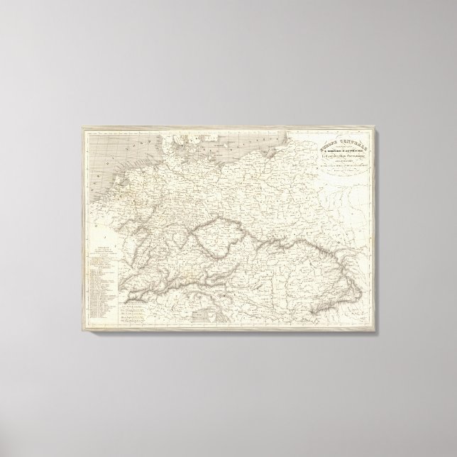 Mitteleuropa 2 leinwanddruck (Vorderseite)