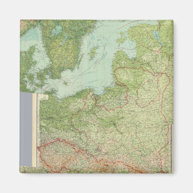 Mitteleuropa Magnet (Vorne)