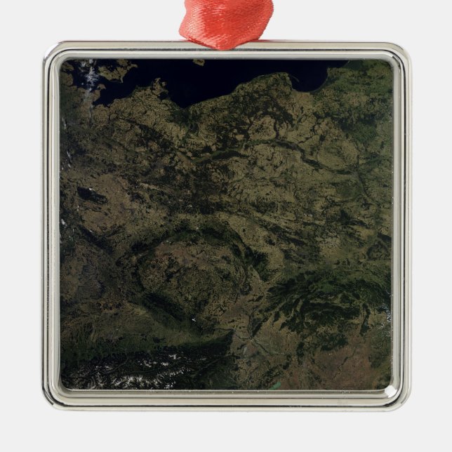 Mitteleuropa Silbernes Ornament (Vorne)