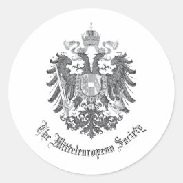 Mitteleuropäische Gesellschaft Runder Aufkleber