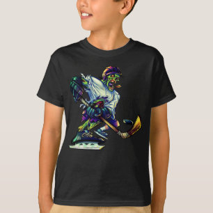 Mittelfeld Zombie Stürmer Hockey Spieler T-Shirt