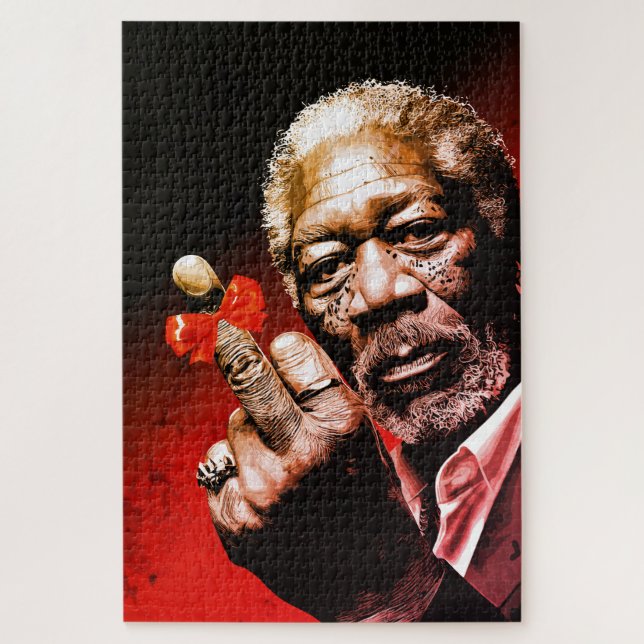 Mittelfinger-Kunst mit roter Schleife (Vertikal)