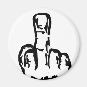 Mittelfinger Magnet