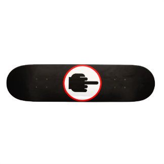 Mittelfinger Skateboard