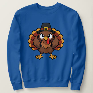 Mittelfinger Thanksgiving Truthahn Flipping Bird Sweatshirt