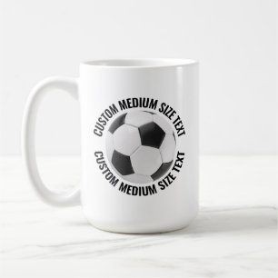 Mittelgroßer Personalisierter Text Tennisball 425g Kaffeetasse