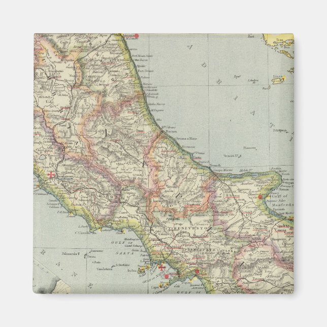 Mittelitalien Magnet (Vorne)