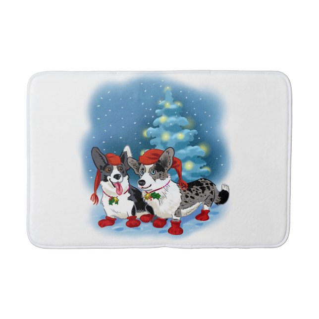 Mittelkorgi Weihnachten Badematte (Vorderseite)