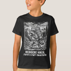 Mittelmäßiger Wanderer exzellenter Snacker lustige T-Shirt